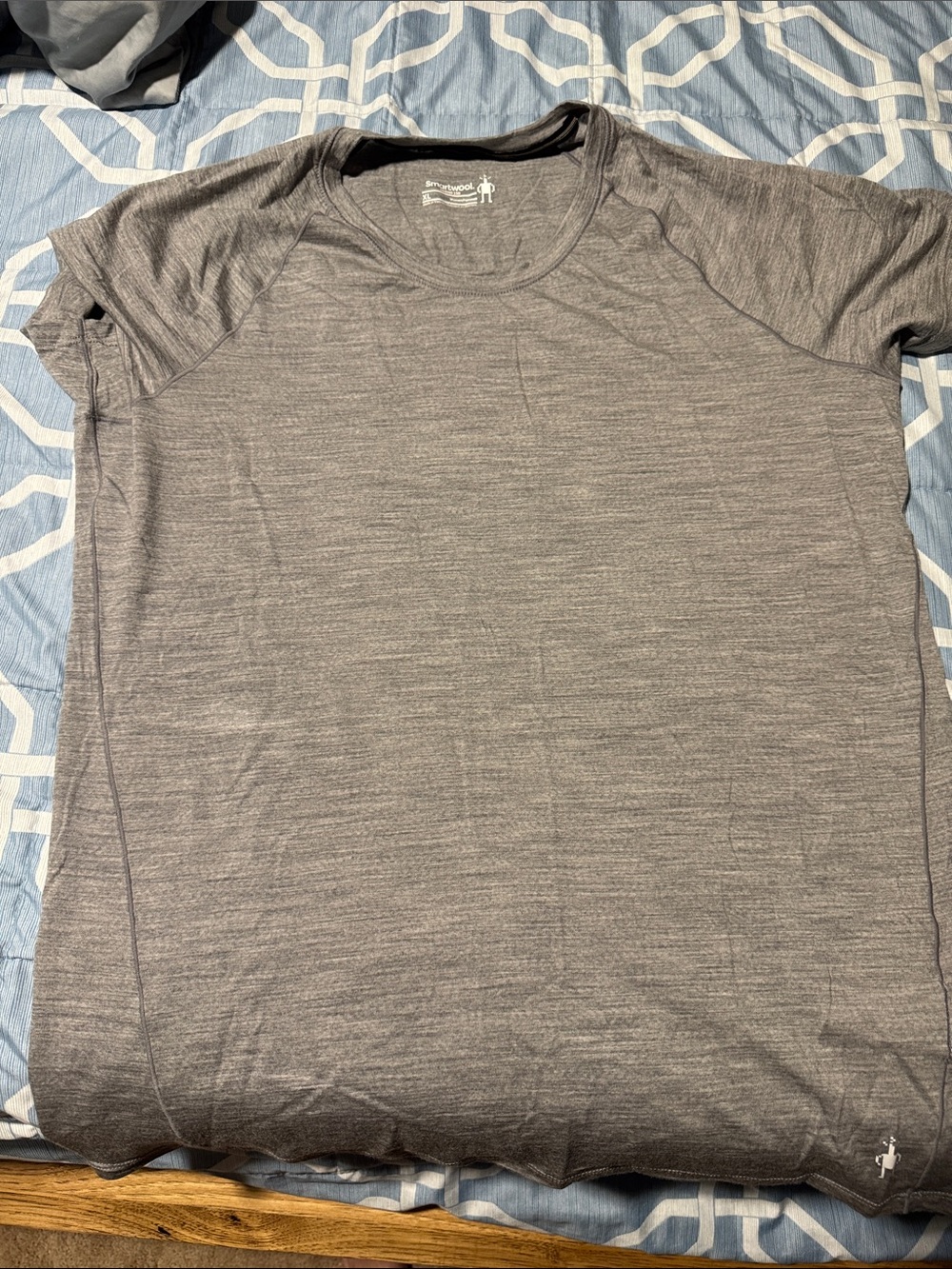 Smartwool Women's Short Sleeve Crew in Heather Gray